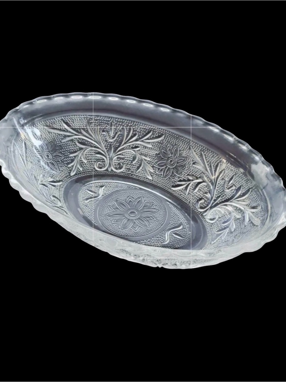 Vintage Anchor Hocking Oval Serving Bowl